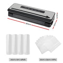 Devanti Food Vacuum Sealer Machine Sealing Cutter 5 Modes Storage Bags 4 Rolls-2