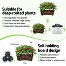 Green Fingers 5 Tier Vertical Garden Planter, Stackable Planters with Wheels, White, Garden Bed, Garden Tower Indoor Outdoor, Auto Drainage System, for Strawberries, Herbs, Flowers, Vegetables-7