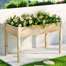 Green Fingers Garden Bed Elevated 120x60x80cm Wooden Planter Box Raised Container-7