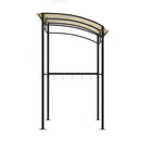 Instahut Gazebo Outdoor BBQ Grill Patio Garden Marquee Shade Shelter Shelf Hooks Beige-3