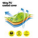 Instahut Gazebo Outdoor BBQ Grill Patio Garden Marquee Shade Shelter Shelf Hooks Beige-6