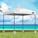 Instahut Gazebo Pop Up 3x3m w/Base Podx4 Marquee Folding Outdoor Wedding Camping Tent Shade Canopy White-1