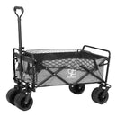 Gardeon Garden Cart with Cargo Net Grey-4