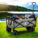 Gardeon Garden Cart with Cargo Net Grey-7