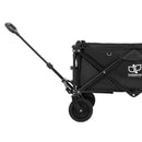 Gardeon Garden Cart with Opening Rear Black-4
