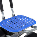 Gardeon Garden Stool Seat Foldable with Wheels Blue-4