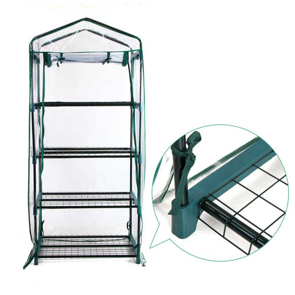 Green Fingers Greenhouse 4 Tiers Mini Green House Garden Bed Planter Box 1.6x0.7x0.5M