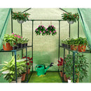 Green Fingers Greenhouse 1.2x1.9x1.9M Walk in Green House Tunnel Plant Garden Shed 4 Shelves-4