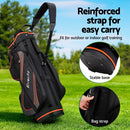 Everfit 14 Ways Dividers Golf Bag Stand Insulated Carry Bag Zippered Rain Cover-6