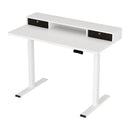 Artiss Electric Standing Desk Dual Motor Office Table With Shelf Drawer120CM-1