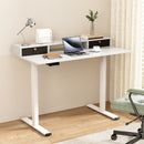Artiss Electric Standing Desk Dual Motor Office Table With Shelf Drawer120CM-7