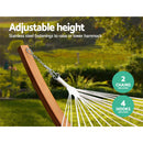 Gardeon Hammock Bed Outdoor Camping Garden Timber Hammock with Stand-5