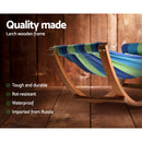 Gardeon Hammock Bed Outdoor Camping Kids Timber Hammock Rocking-4