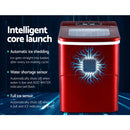 DEVANTi Portable Ice Cube Maker Machine 2L Home Bar Benchtop Easy Quick Red-4