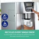 Devanti 2L Portable Ice Cuber Maker & Water Dispenser - Silver-6