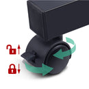 Artiss Laptop Desk Table Adjustable 60CM Black-7