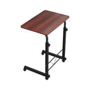 Artiss Laptop Desk Table Adjustable 60CM Dark Wood-1