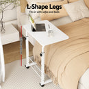 Artiss Laptop Desk Table Adjustable 60CM White-4