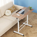 Artiss Laptop Desk Table Adjustable 80CM Light Wood-8