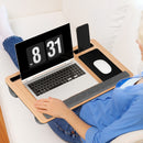 Artiss Lap Desk Laptop Desks Portable w/ Wrist-rest Phone Slot Mouse Pad 55CM-7