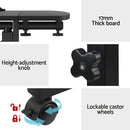 Artiss Laptop Desk Table Fan Cooling Black 60CM-6