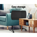 Artiss Laptop Desk Table Fan Cooling Black 60CM-7