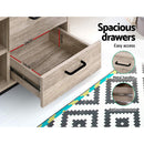 Artiss TV Cabinet Entertainment Unit 132cm Pine Tania-7