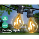 68m LED Festoon String Lights Outdoor Christmas Decorations Wedding Garden Party-3