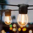 59m Solar Festoon Lights Outdoor LED String Light Christmas Party Decorations-7