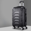 Wanderlite 20" 55cm Luggage Trolley Travel Suitcase Set Hard Case Lightweight Strap-1