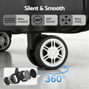 Wanderlite 28" 75cm Luggage Trolley Travel Suitcase Set TSA Hard Case Lightweight Strap-5