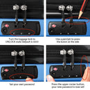Wanderlite 3pc Luggage Trolley Set Suitcase Travel TSA Carry On Hard Case Lightweight Blue-7