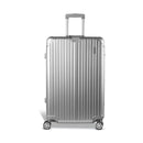 Wanderlite 28" Luggage Trolley Travel Suitcase Set TSA Carry On Lightweight Aluminum Silver-8
