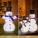 3 PCS Christmas Lights 330 LED Fairy Light Snowman Decorations Jingle Jollys-5