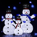 3 PCS Christmas Lights 330 LED Fairy Light Snowman Decorations Jingle Jollys-7
