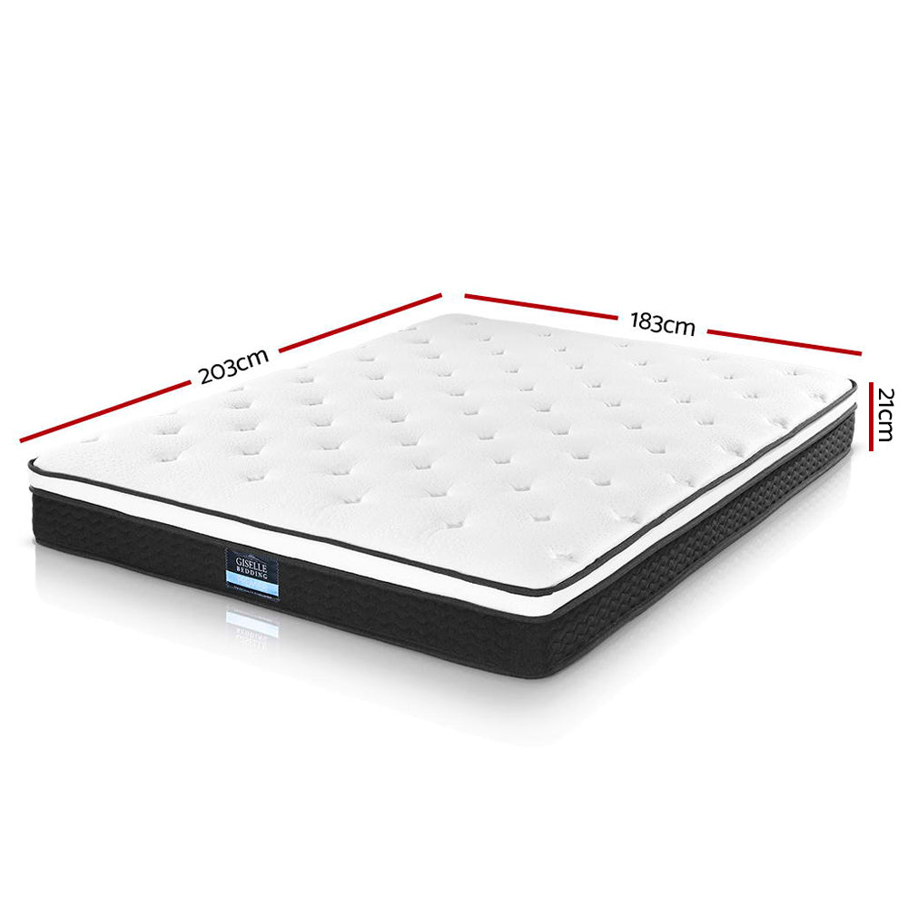 Giselle Bedding 21cm Mattress Euro Top King - 0
