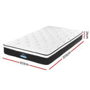 Giselle Bedding 21cm Mattress Euro Top King Single-2