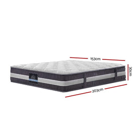 Giselle Bedding Queen Mattress Pocket Spring Queen 30cm - 0