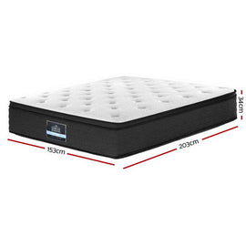 Giselle Bedding 34cm Mattress Euro Top Queen - 0