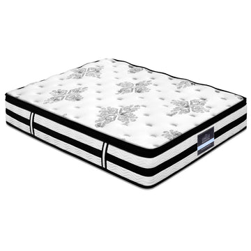 Giselle Bedding 34cm Mattress Euro Top Pocket Spring King - 0