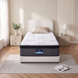 Giselle Bedding 34cm Mattress 9 Zone Latex Foam King Single