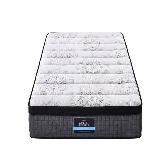 Giselle Bedding 34cm Mattress 9 Zone Latex Foam King Single
