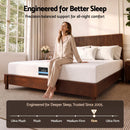 Giselle 25cm Double Hybrid Mattress Soft Knitted Fabric Edge Support Gel Foam-4