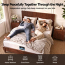 Giselle 25cm Queen Hybrid Mattress Soft Knitted Fabric Edge Support Gel Foam-7