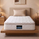 Giselle 30cm King Single Spring Mattress Tencel Cover 5-Zone Firm Back Support-1