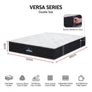 Giselle Double Reversible Spring Mattress Cashmere Cover Gel Foam Firm 35cm-2