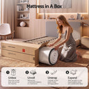 Giselle King Single Reversible Spring Mattress Cashmere Cover Gel Foam Firm 35cm-9