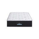 Giselle King Single Reversible Spring Mattress Cashmere Cover Gel Foam Firm 35cm-11