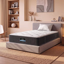 Giselle Single Reversible Spring Mattress Cashmere Cover Gel Foam Firm 35cm-1