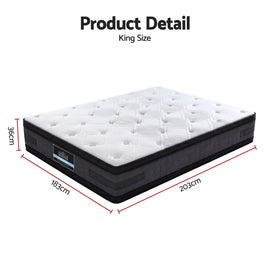Giselle Bedding 36cm Mattress Cool Gel Memory Foam King - 0